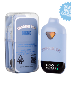 Smoothie Bar Disposable – 2g Dual Blend Blueberry Headband (Sativa) x Lime OG (Sativa)