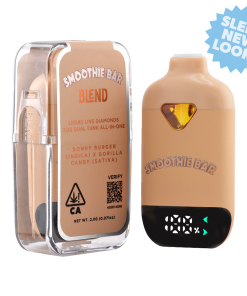 smoothie bar blend vape 2g Donny Burger (Indica) x Gorilla Candy (Sativa)