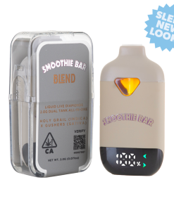 Smoothie Bar Blend 2g Disposable: Holy Grail (Indica) x Gushers (Sativa)