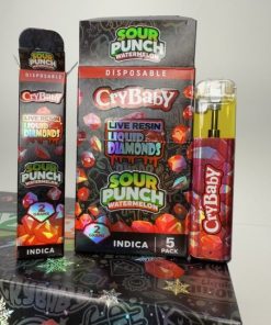 Crybaby Sour Punch Watermelon 2G Disposable | Indica
