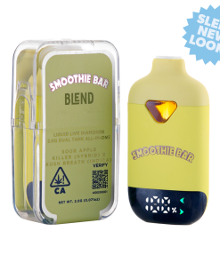 Smoothie Bar Blend 2g Disposable SOUR APPLE KILLER (Hybrid) x Kush Breath (Indica)