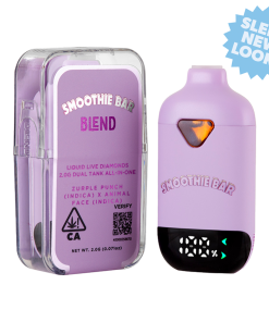 Smoothie Bar Blend: 2g disposable Zurple Punch (Indica) x Animal Face (Indica)