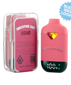 Smoothie Bar Blend 2g Disposable Dual Tank Juicy Fruit (Sativa) x Casino Kush (Indica)