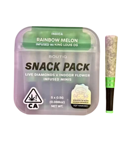 Boutiq Snack Pack – Rainbow Melon Infused With King Louis OG