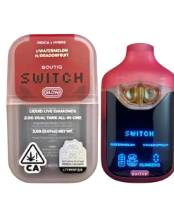Boutiq Switch V4 Glow – Watermelon X Dragonfruit 2G Dual Tank