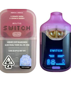 Boutiq Switch V4 Glow – Grape Soda X Crunch Berry 2G Dual Tank