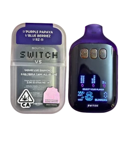 BOUTIQ SWITCH V5 (3 in 1) ”PURPLE PAPAYA” x “BLUE BERRIEZ” x “RZ-11” (INDICA)