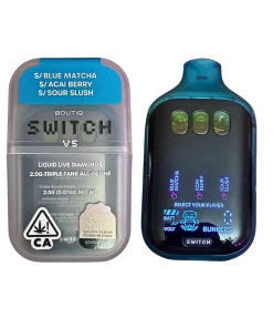 BOUTIQ SWITCH V5 (3 in 1) “BLUE MATCHA” x “ACAI BERRY” x “SOUR SLUSH” (SATIVA)
