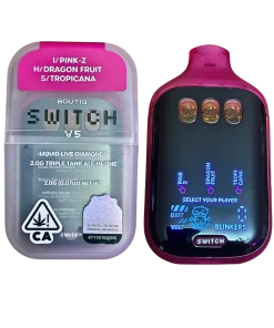 Boutiq Switch V5 – Pink Z (Indica) X Dragon Fruit (Hybrid) X Tropicana (Sativa)