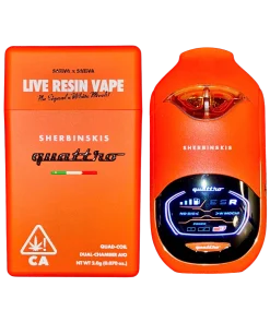 Sherbinskis Quattro 2G Live Resin Disposable No Signal (Sativa) x White Mochi (Sativa)