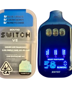 Boutiq Switch V5 – Blue Crack X Chem Berry X Honeycomb (Sativa)