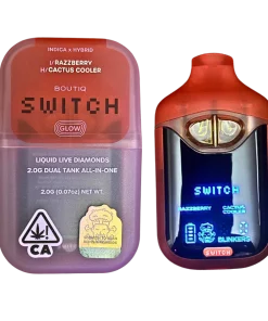 Boutiq Switch V4 Glow – Razzberry X Cactus Cooler 2G Dual Tank