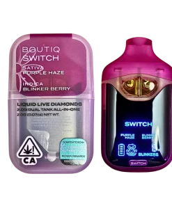 Boutiq Switch V4 – Purple Haze X Blinker Berry 2G Dual Tank