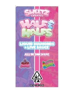 BLACK SHERBET X RAINBOW BELTS | LIQUID DIAMONDS + LIVE SAUCE 2G DISPOSABLE